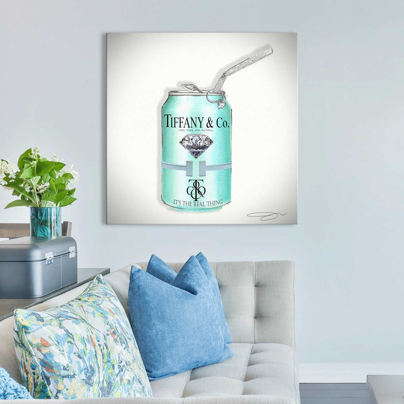 The Real Thing (Square) par By Jodi - impression, H 24 po x l 24 po x 1,5 po, Toile tendue