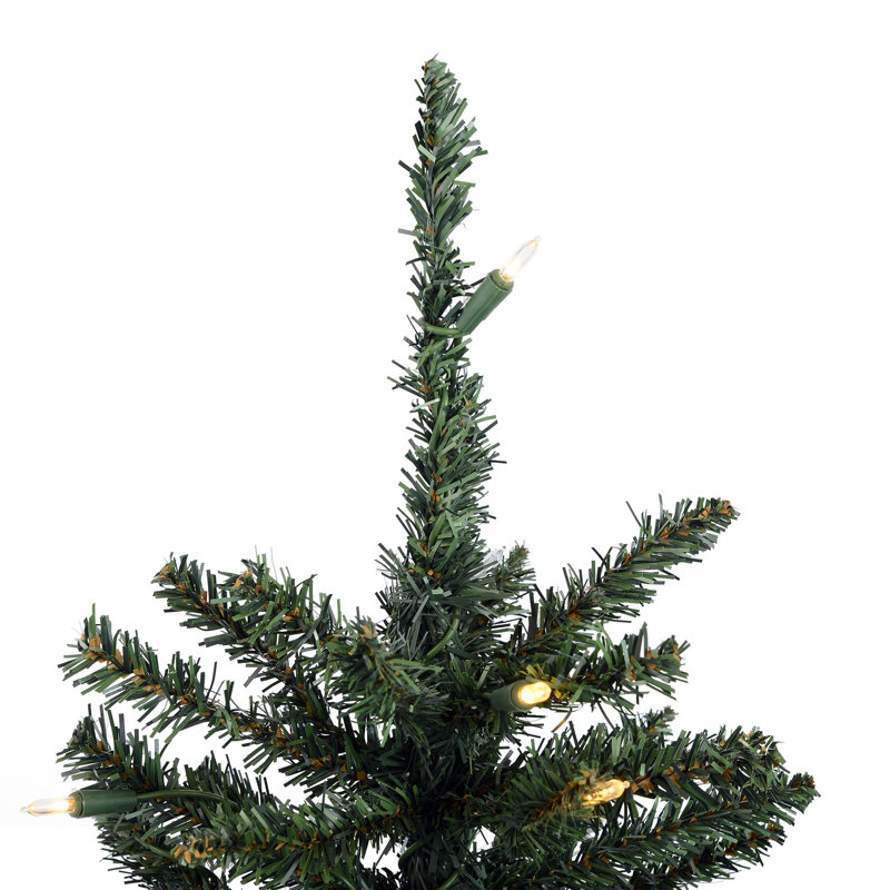 Anoka Pine 2' Lighted Artificial Pine Christmas Tree