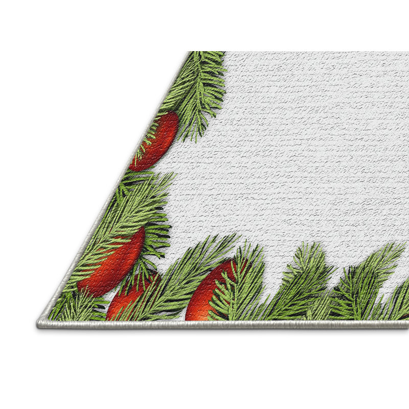 Floral Indoor Rug, Rectangle 4' x 6'