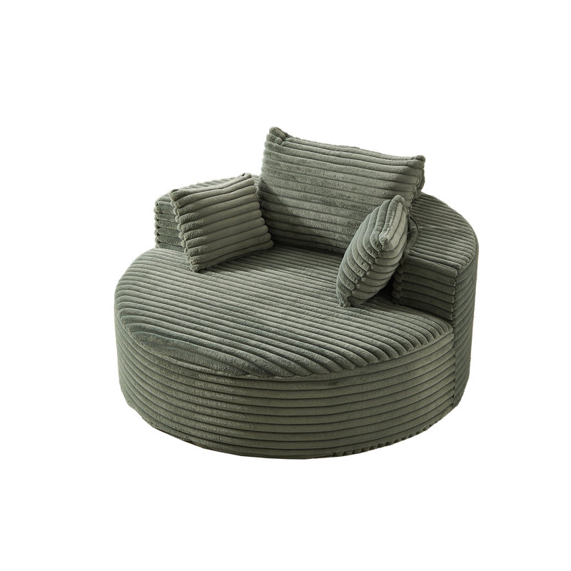 Méridienne surdimensionnée 55 po, Green