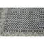 Hand Knotted Geometric Area Rug in Gray/White