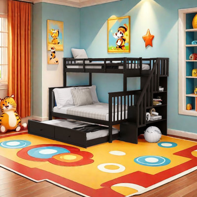 Jeyhun Kids Twin Over Full Bunk Bed with Trundle