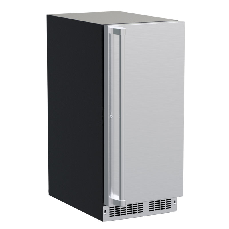 14.88" 24 Bottle Single Zone Built-In Wine Refrigerator with Reversible Hinge and Stainless Steel Frame Door