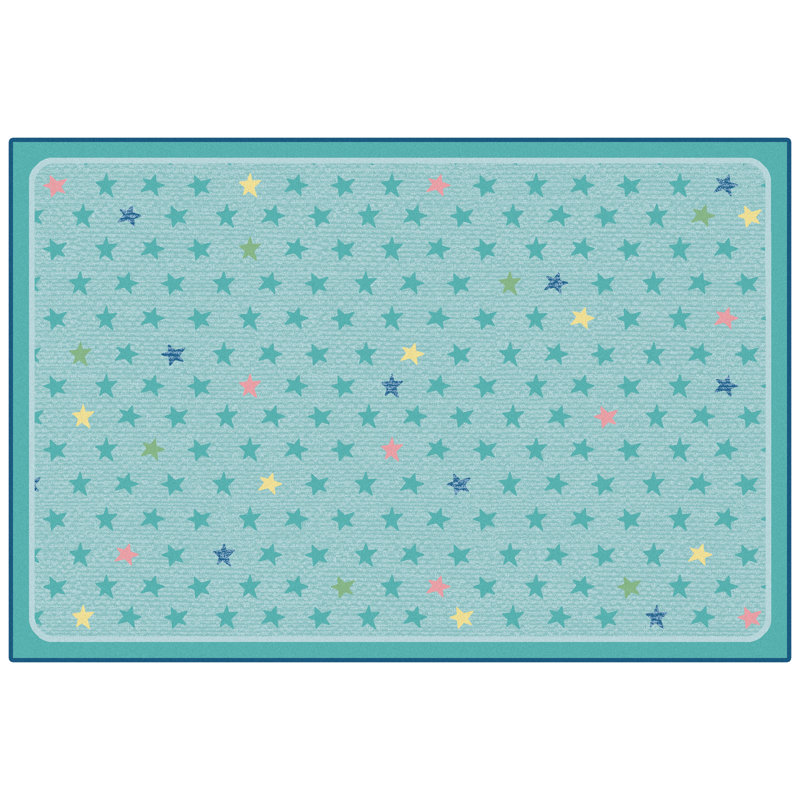 Tapis rectangulaire en nylon touffeté à la machine