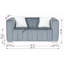 Un canapé-lit moderne sur un Chesterfield traditionnel de couleur grise-1276037011