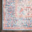 Tapis oriental bleu / rouge lavable à la machine-1158640089