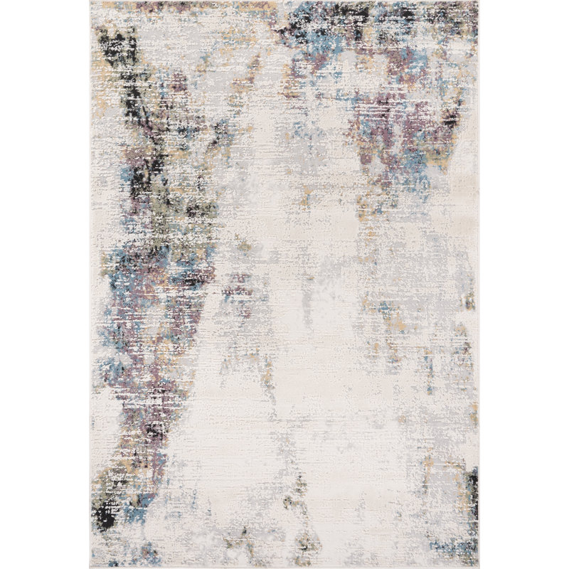 Tapis abstrait transitionnel de la collection Odena, Rectangulaire 2 pi x 3 pi
