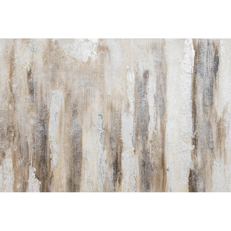 Silver Antre - Wrapped Canvas Painting