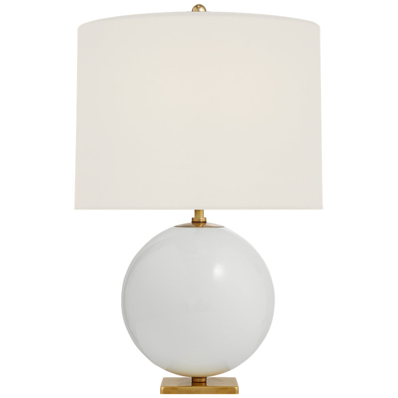 Elsie Cordless Table Lamp in Cream with Linen Shade