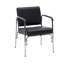 Fauteuils inclinables, structure en acier inoxydable noir, fauteuil de shampooing de salon moderne