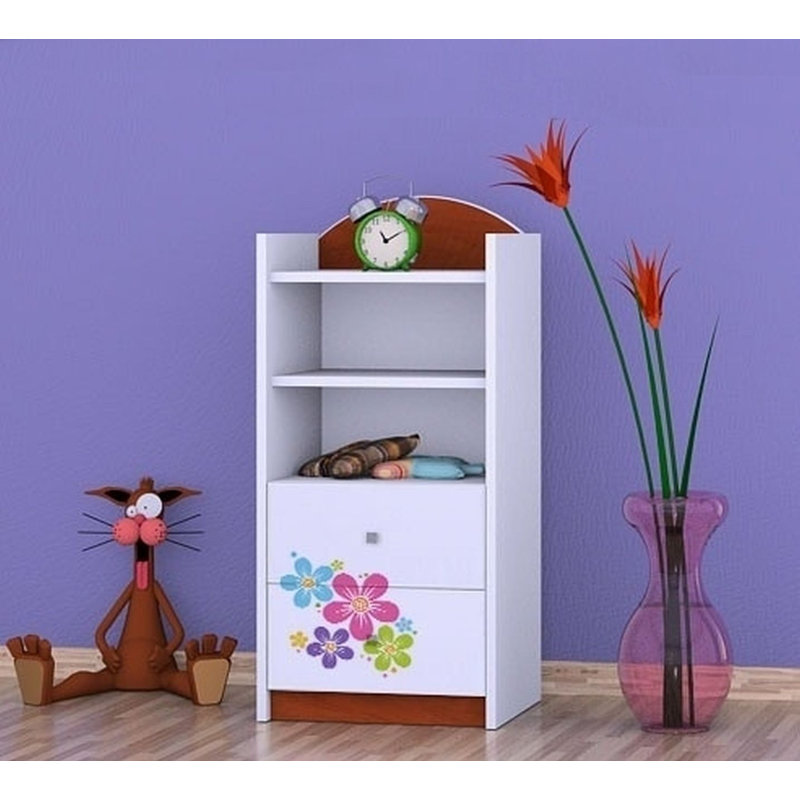 Seamus 96 cm H X 45 cm W Kids Cube Bookcase, Brown