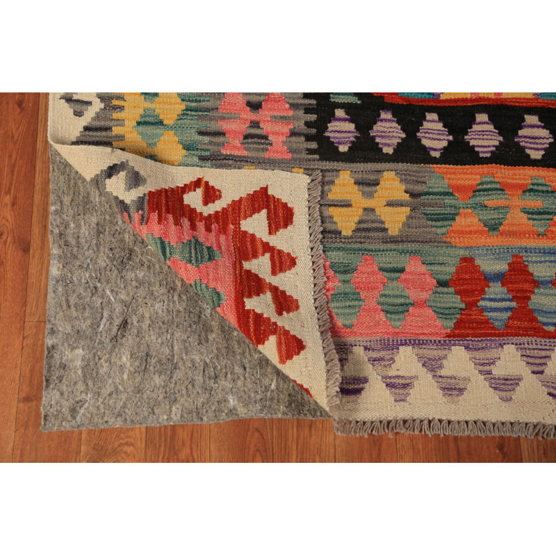 Tapis oriental en laine Kilim 8 x 12