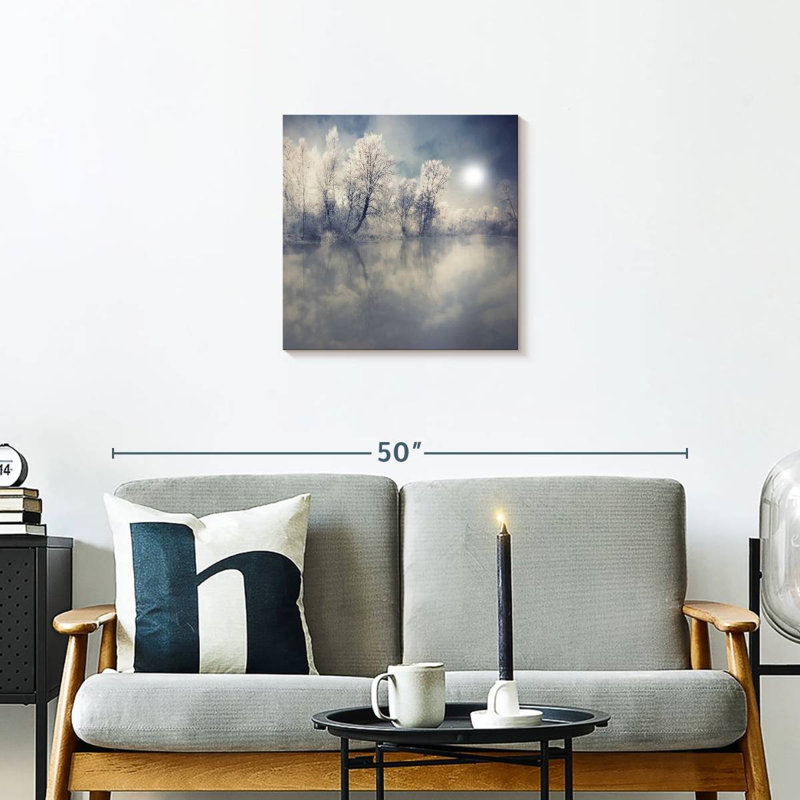 Alvord Misty Winter Forest, H 20 po x l 20 po