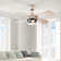 42''W Caiya 4 - Blade Standard Ceiling Fan with Remote Control and Light Kit Included