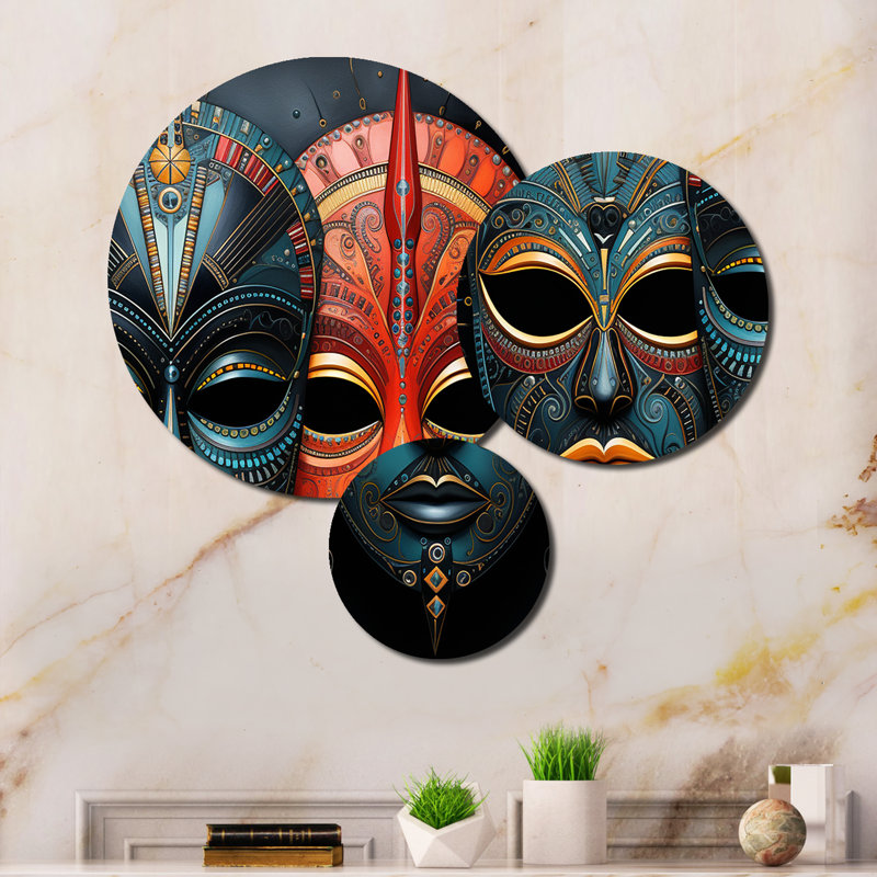 Abstract Wall Decor on Metal