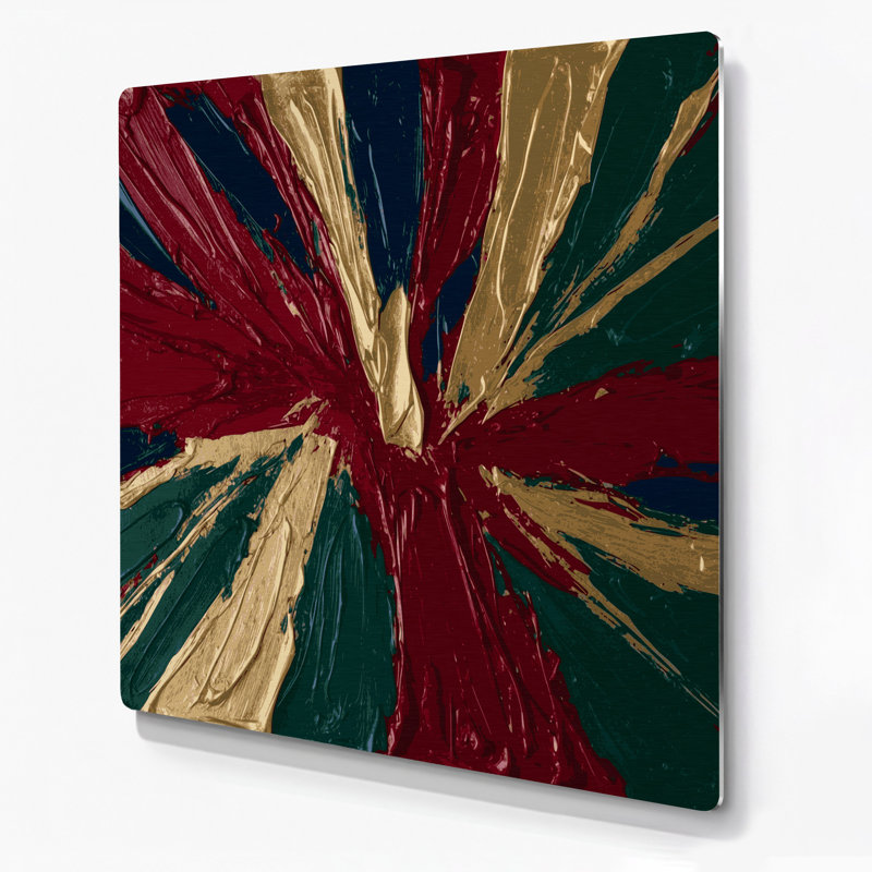 Art mural en métal Neo Expressionism 64, H 192 po x l 192 po x P 0,05 po