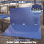Plateau de table de tennis de table pliable et portable de 9 pi de taille moyenne pour jeux d'intérieur