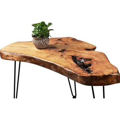 Christella Solid Wood Top Coffee Table
