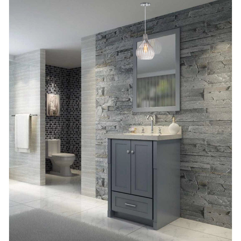 1 - Light Chrome Single Pendant, Smoke