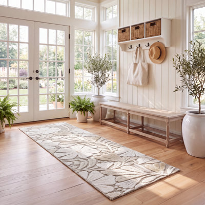 Tapis d'intérieur / extérieur à motif floral Cabana
