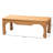 Bali & Pari Abena Ming Style Rattan Coffee Table - Rectangular Boho Chic Accent Table For Living Room, Family Room, Or Sunroom