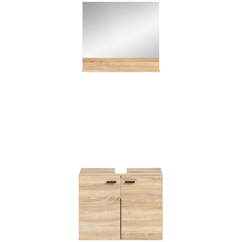Boston Bathroom Furniture Suite, Replica Sonoma Oak