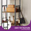 17 Stories 6-Tier Floor Standing Bookcase With 4 Hooks-181452089