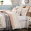 Édredon 9 pièces pour très grand lit - coton, motif cachemire, bride, 2 taies décoratives, coussins décoratifs Euro 3, tissu, avec imprimé, tissu acarien-124826400-124826405