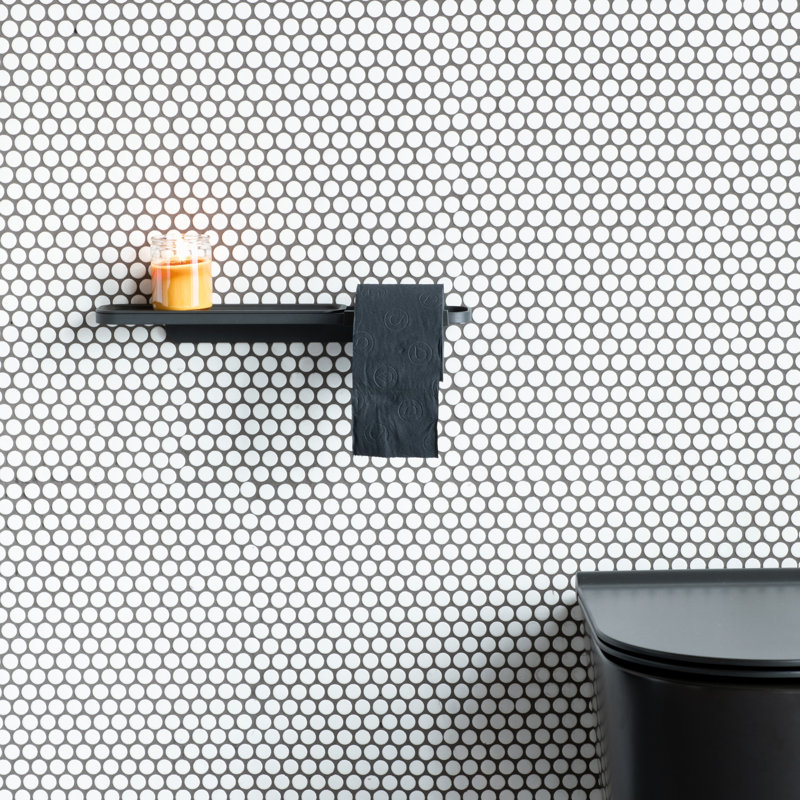 Porte-papier hygiénique avec tablette Brabantia MindSet, Gris infini minéral