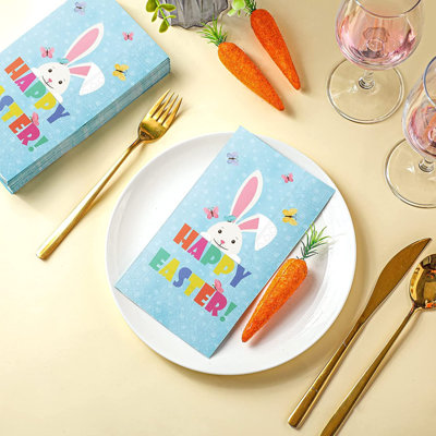 Disposable Paper Easter Napkins