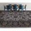 Tapis ivoire et noir noué à la main de haute qualité Trinity