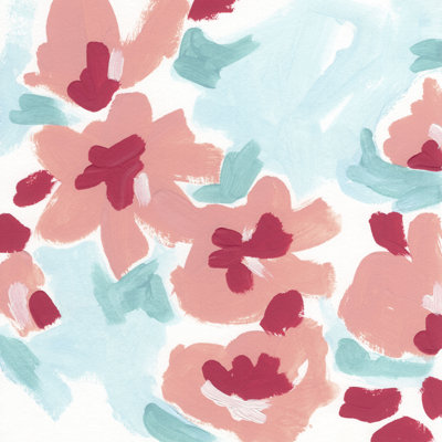 Cherry Blossom Pop I 1 Piece Wrapped Canvas Painting