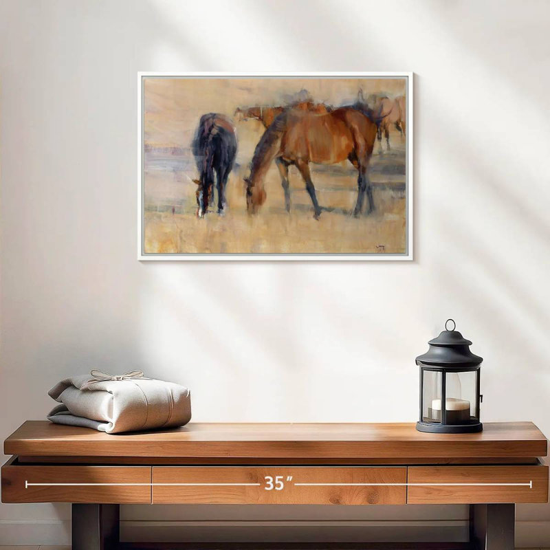 Kentucky Morning I, Cadre flottant blanc, 19 po x 13 po
