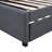 Twin Size Daybed With Upholstered Trundle, Linen Ornament, Strong Bed Quality, No Box Spring, Gray Attribute Spring Required Upholstery, Practical Frame-1260155347