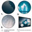 «Northberg Blue and White Iceberg I», reproduction sur toile-87370153-87370158