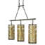 Greek 3 - Light Kitchen Island Cylinder Chandelier