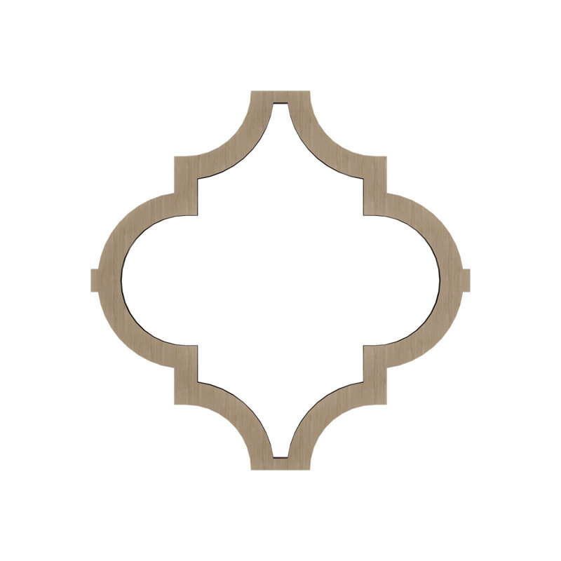 Très grands panneaux de plafond décoratifs en bois Marrakech, l 33 po x H 33 po x T 3/8 po, chêne blanc