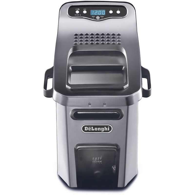 DeLonghi Stainless Steel Digital Deep Fryer with Easy Clean System