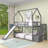 Lavedan Twin Over Twin Standard Bunk Bed with Slide and Shelf-899553911