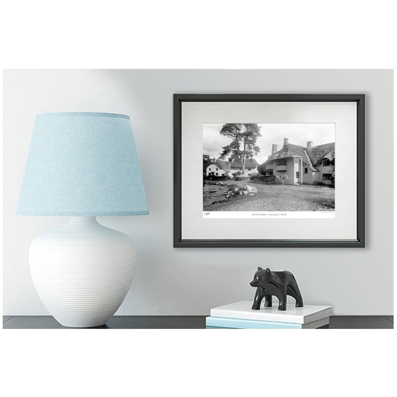 Winsford, Village 1892 - Single Picture Frame Print, 28cm H x 36cm W x 2.3cm D