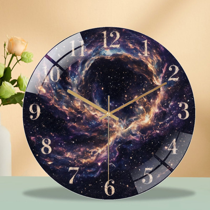 Horloge murale cosmique 12 po