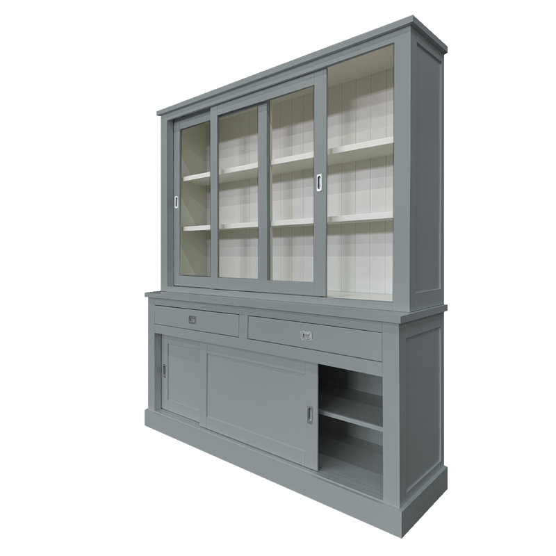 Antione Display Cabinet, Traffic Grey
