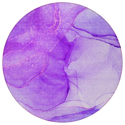 Tapis d'intérieur rond 8 po