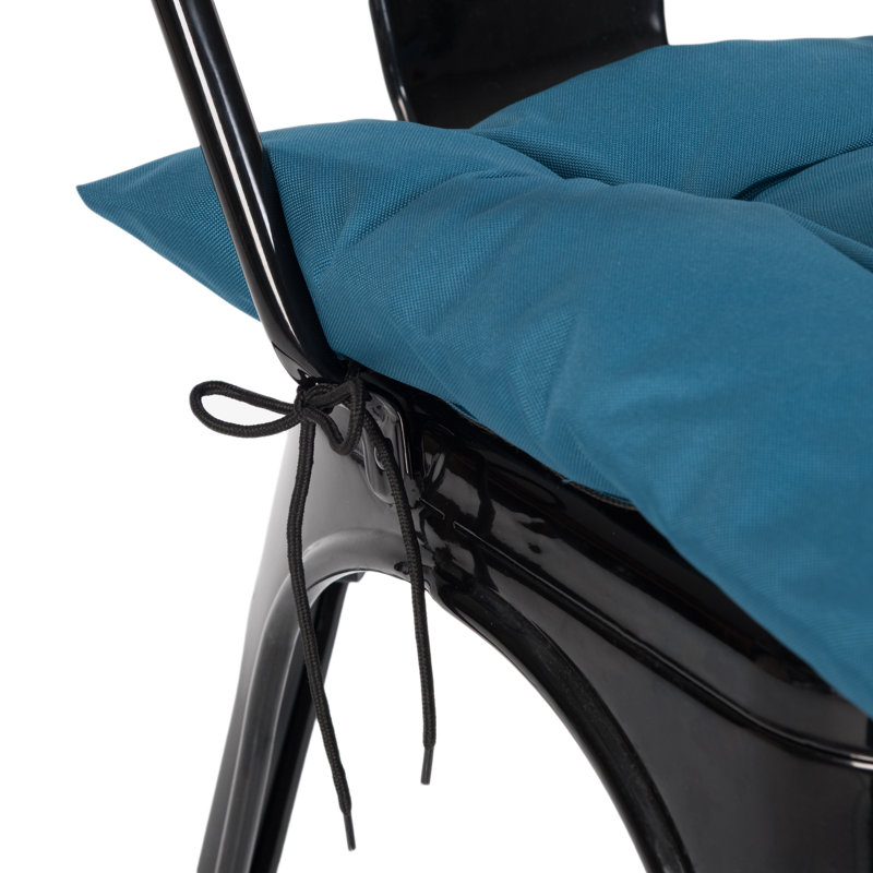 Garden Seat Cushion, Moroccan Blue