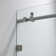 46" W X 36" D X 76" H Sliding Frameless Shower Enclosure With 5/16" Clear Glass