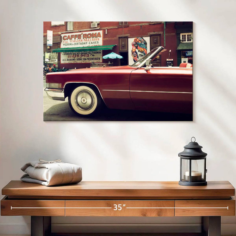 Rouge Mehar Cadillac, H 20 po x l 30 po
