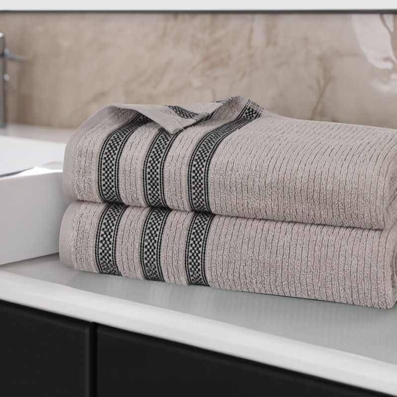 Ensemble de draps de bain Zero Twist, Gris