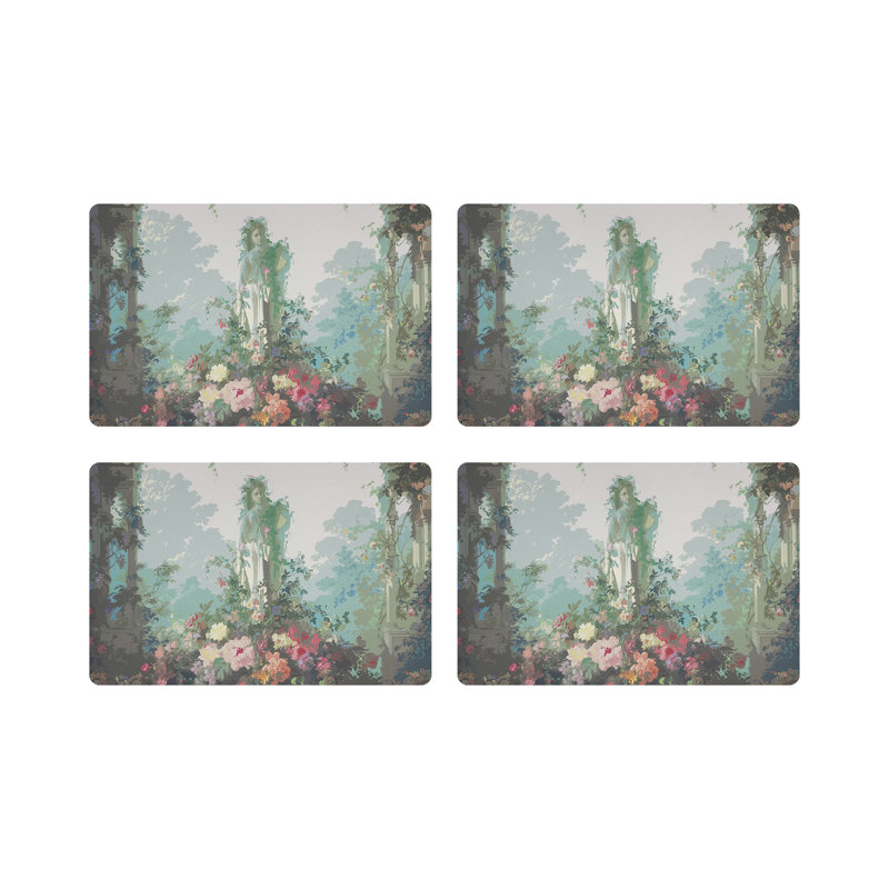 Jardin Defosse Chantilly Pebble 17.5" Vinyl Placemat
