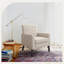 Fauteuil en lin l 28,5 po Asaria-1492029011