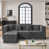 Dark Gray Chenille